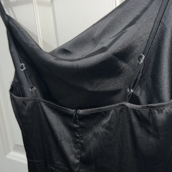 Black Silk Dress - Picture 5 of 6